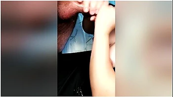 Horny Stepmom Gives Young Neighbor A Handjob Until He Cums On Her Tits