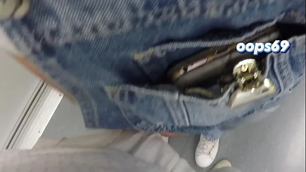 Stepsister Seduce a Stranger Unknown Guy on a Public Train!