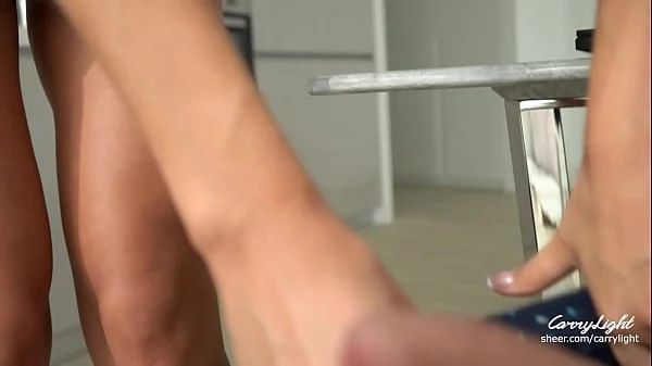 Step Mom Caught Step Son Jerking off and help him to Cum Quick Part 3