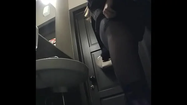 MOV 100. Continuation of the adventures of girls in the cafe toilet