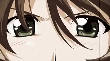 Hot busty anime teens flying around