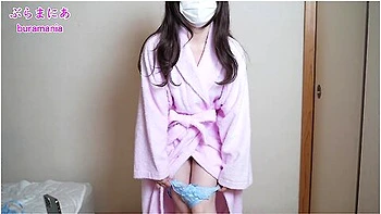 Ntroducing Underwear With No Bra And No Panties In A Naked Bathrobe