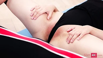 Beautiful doggy style fuck with a long-legged blonde Cruella