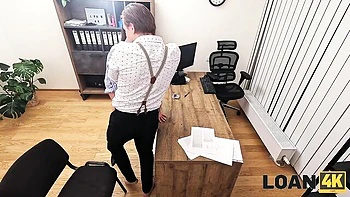 A young and slutty brunette Olivia Sparkle rammed in the doggy style