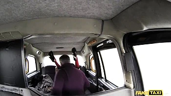 Hard sex on the backseat with a long-legged angel Eva Johnson