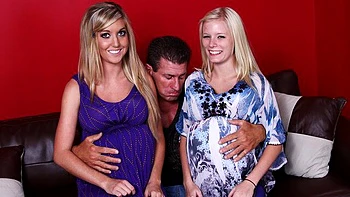 Callie Cobra and Elaina Raye are enjoying hard fuck with a shared lover