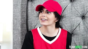 Spicy as hell brunette Angel Gostosa penetrated by big boner