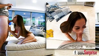 Good missionary pose fuck with a long-legged brunette Alexia Anders