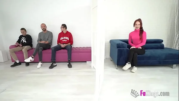 BLIND DATES are back! She'll have to choose a guy, but ends up fucking two