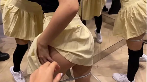 Lovense Lush Control of my Stepsister in Public Place! People Catch us on the Street!!!