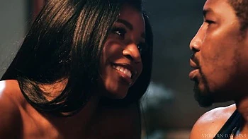 Ebony goddess Nicole Kitt impaled by massive black sausage