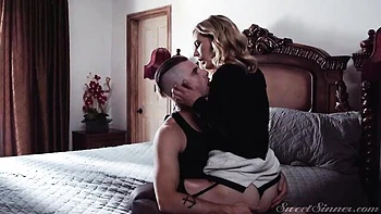 Good hard night fuck with a long-legged busty blonde Mona Wales