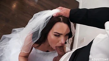 Rough gangbang and bukkake with a long-legged brunette Ivy Ireland