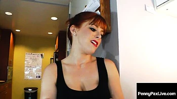 Undressing smut with tempting Penny Pax from Penny Pax Live