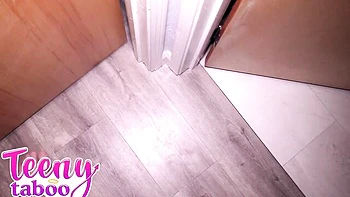 Teeny Taboo featuring Nicole Nichols's old man eats pussy dirt