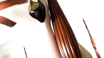 Leg Sex featuring Summer Long's stripping sex