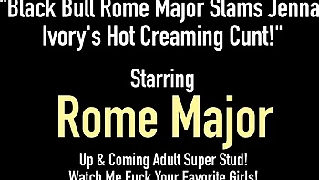 Rocking Jenna Ivory and Rome Major - interracial action - Rome Major