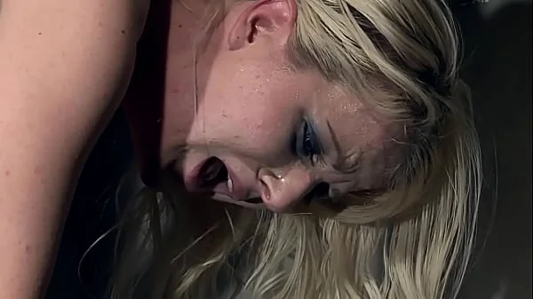 Woman submitted to her husband. Part 2. He is giving to her clit massage, she is tied up, and he playing with her sensitive pussy to show her, what's orgasm control.