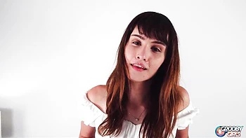 Small tits action with excellent squeeze from Grooby Girls