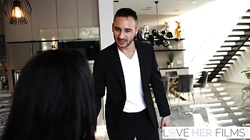 Big tits smut with promiscuous Roxie Sinner from Love Her Films