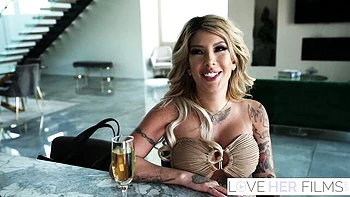 Love Her Films featuring Kitana Montana and Dan Damage's titty fuck video