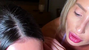 Nasty brunette pornstar with big boobs
