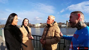 Handcuffed Threesome W Submissive Lady Gang & Zuzu Sweet – Porno Dan 4k