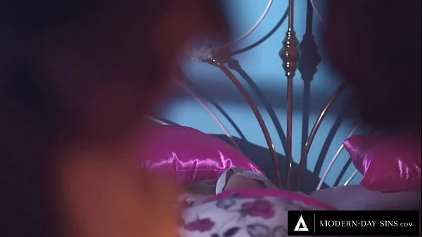 MODERN-DAY SINS - Stepdad Quietly Tries To Bang His Stepdaughter's Cute Blonde Friend