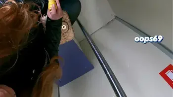 Guy Flashing his Dick to my StepMom in Public Train