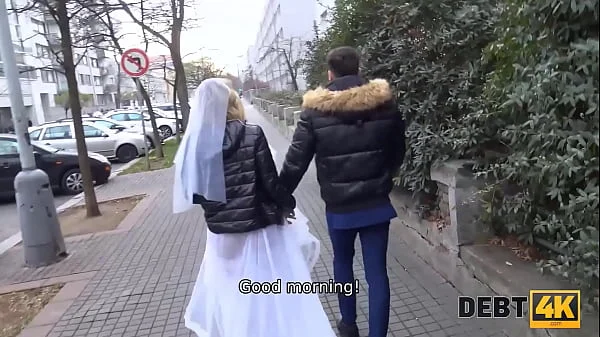 DEBT4k. Brazen guy fucks another mans bride as the only way to delay debt