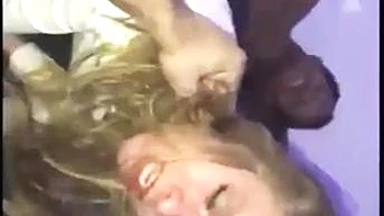 Dudes have a hot dirty  gangbang with one sexy slut: Blowjob, Doggy  Cowgirl Porn