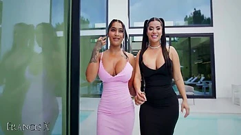 Outdoor Gangbang 9 Guys Fuck 2 Sluts In Lingerie With Anal And Dp - Sara Retali, Francis X And Brady Bud