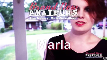 Marla's masturbation movie by Brand New Amateurs
