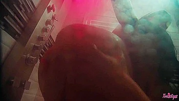 Gina Valentinas Sultry Shower In A Hidden Retreat