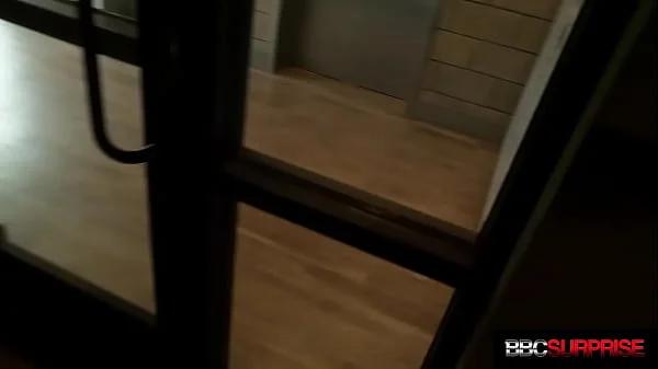 First Interracial Ever! Texas Blonde Holly Milks Huge Dark Dick!