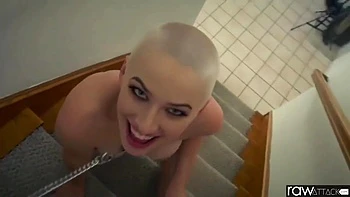 Bald Slave Riley Nixon Gets Fucked In Doggy Style