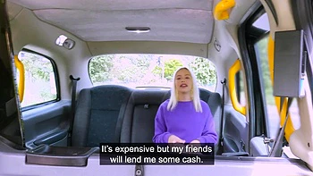 Fake Taxi Blonde Latina public sex cheating hot POV blowjob