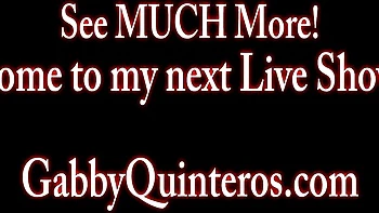 Gabby Quinteros featuring Gabby Quinteros's cock sucker clip
