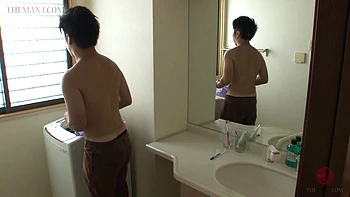 She discovered that he jerks off on her panties,so she decided to give him that pleasure by herself