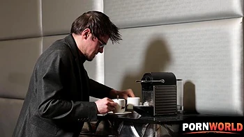 Office Fuck: Horny Sluts Zoe Doll and Irina Cage Seduce Shy Colleague