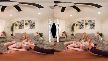 Trophy wifes, Leya Falcon  Sarah Jessie, are in need of your big fat cock to stretching their tight MILF pussies