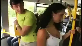 Sex in a moving Bus: Cowgirl, Missonary  Big Tits Porn