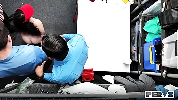 Shoplyfter featuring Pixie Smalls and Juan Largo's curvy scene