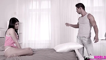 Fingered and Fucked - Teen Gets Horny Doing House Chores