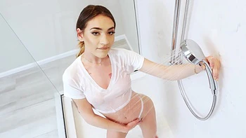 Sera Ryder is a pretty little fuck toy, and she loves getting wet.