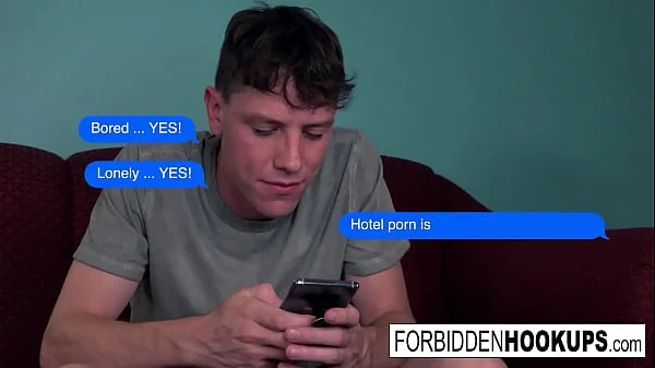 Busty brunette gets fucked by her step-brother