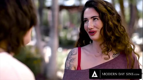 MODERN-DAY SINS - Casey Calvert and Arabelle Raphael Ask Casey's Ex-Boyfriend For A THREESOME!