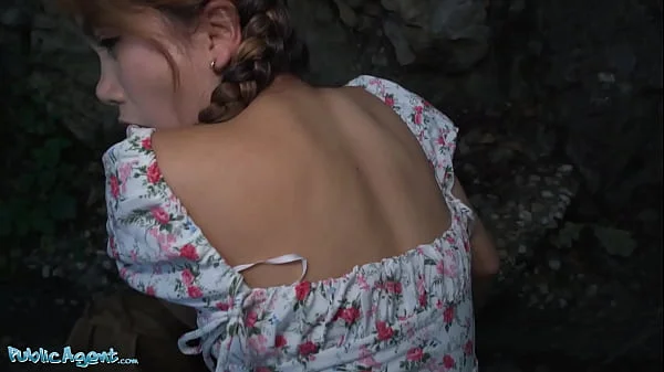 Public Agent Hot Thief Marina Gold Fucked in the Woods