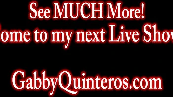 Latina MILF Gabby Quinteros rides big cock reverse cowgirl
