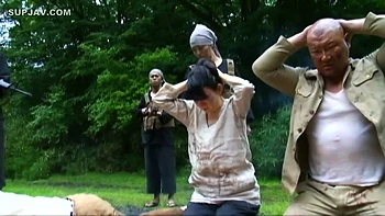 Henry Tsukamoto Fucks Blonde Asian Bondage Girl Outside